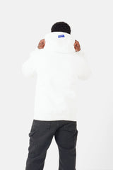Fleece bicolored logo Sweatshirt Off White