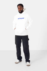 Sweatshirt molletonné logo bicolore Blanc cassé