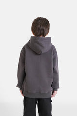 Gothic logo hoodie Junior dark Grey 
