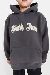 Gothic logo hoodie Junior dark Grey 