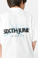 Thunder printed logo t-shirt White