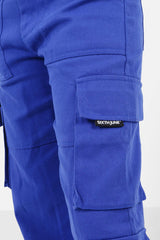 Straight cargo pants Blue