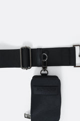 Detachable belt mini bag Black
