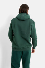 Fleece logo hoodie dark Green