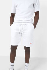Embroidered logo shorts White