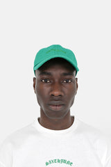 Embroidered logo cap Green