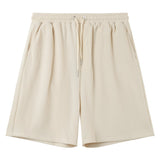Pleated shorts Beige