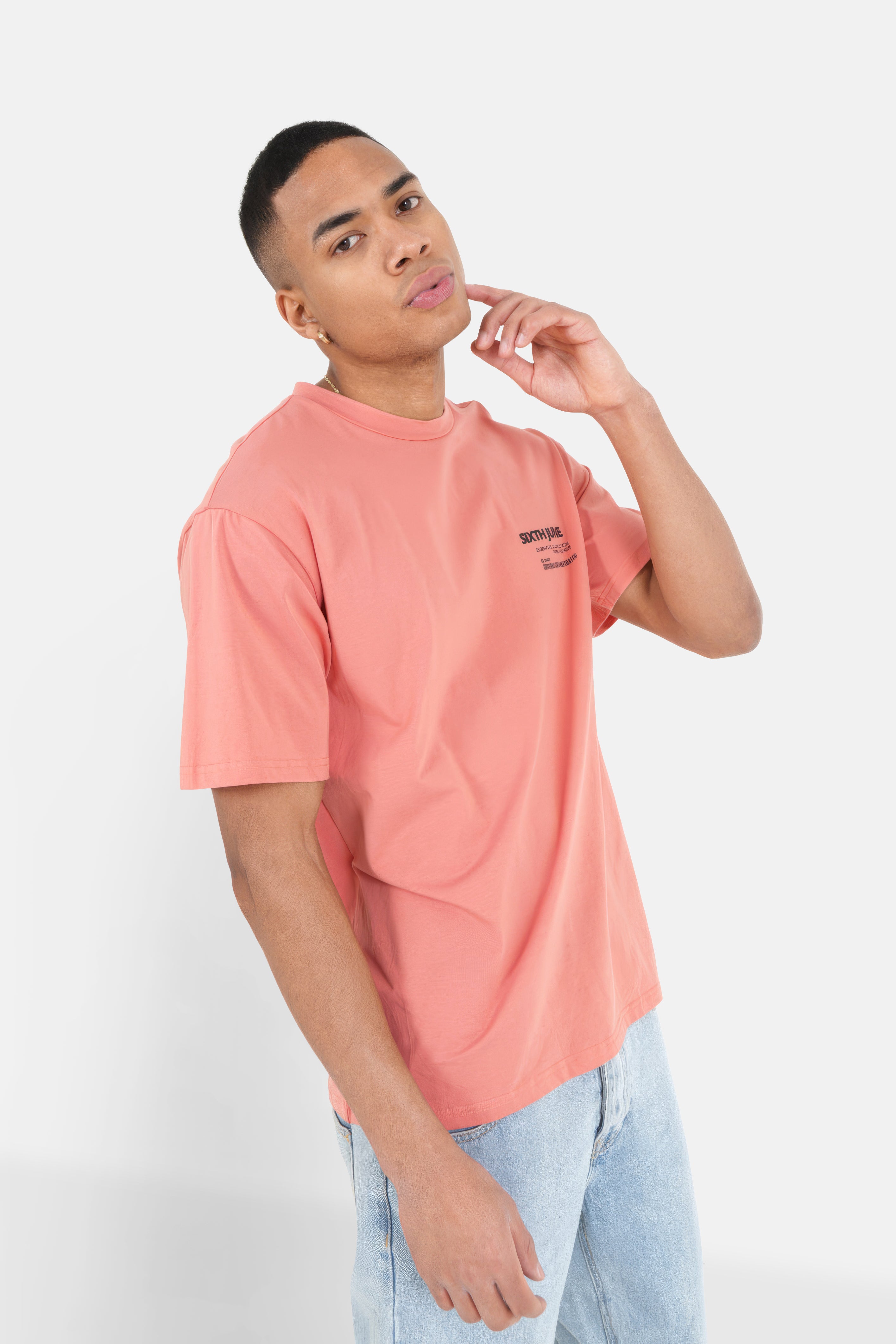 Barcode t-shirt Pink