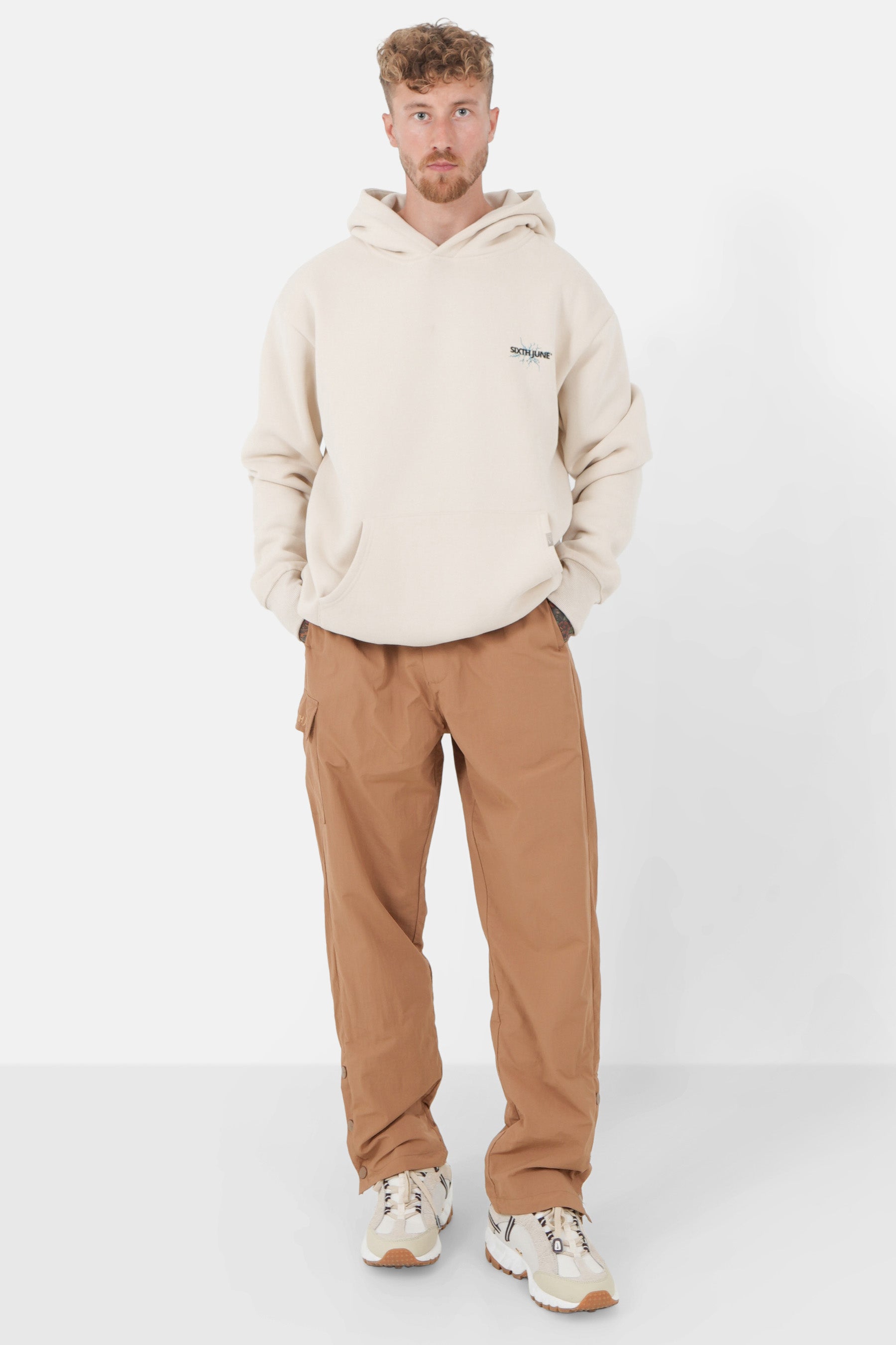 NYLON button cargo pant