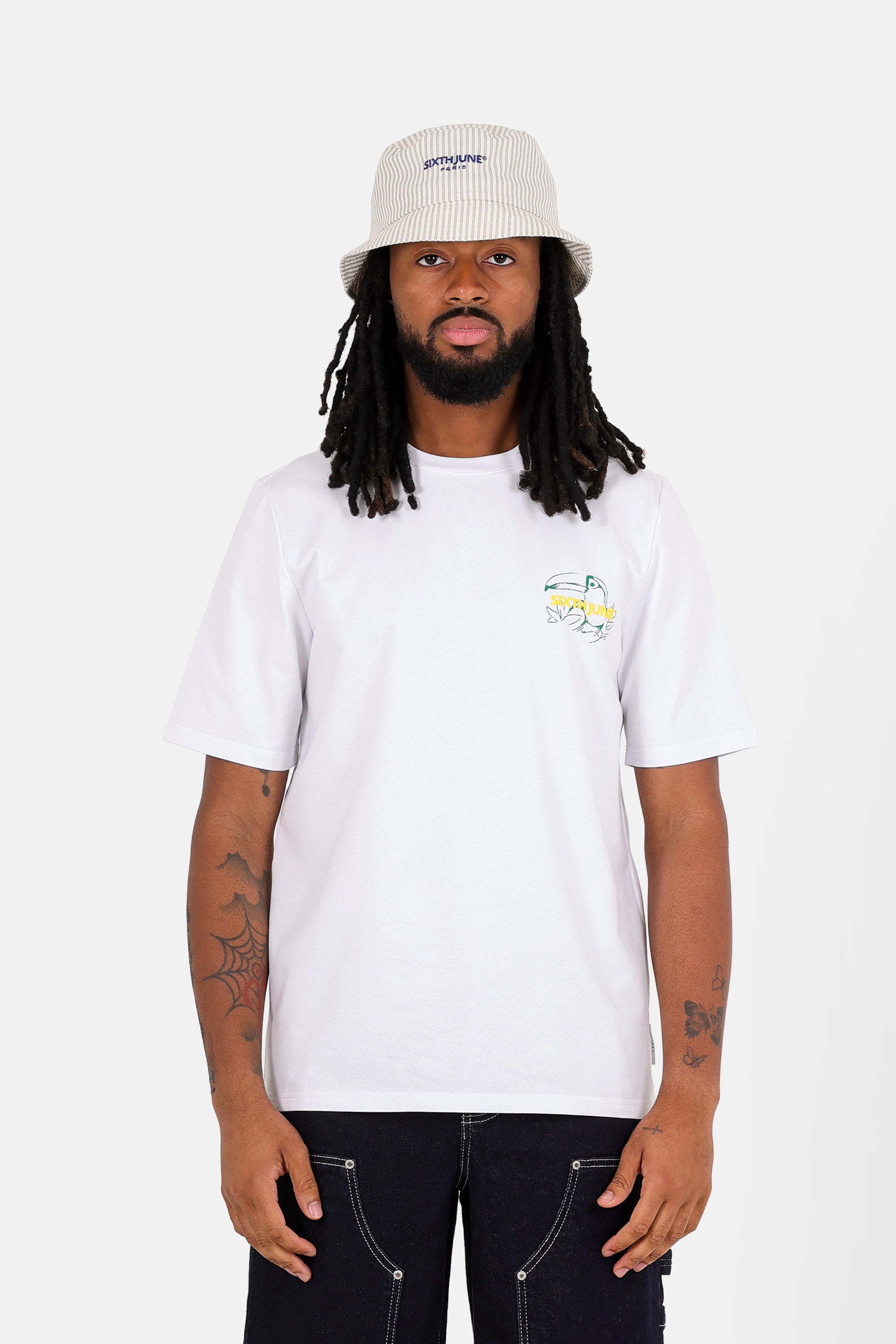 T-shirt Rio print Blanc