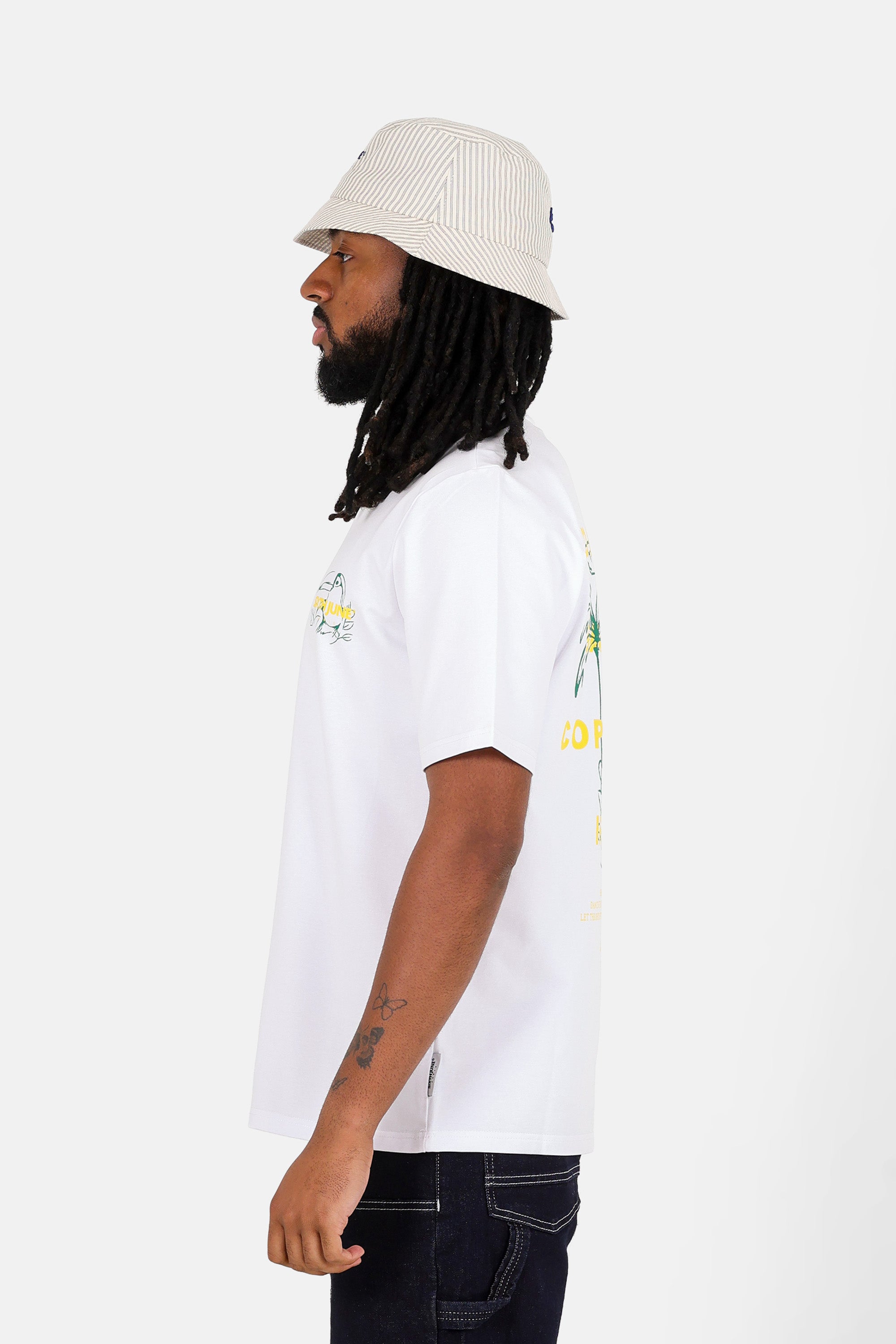 T-shirt Rio print Blanc
