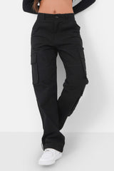 Pantalon ceinture réversible cargo Noir