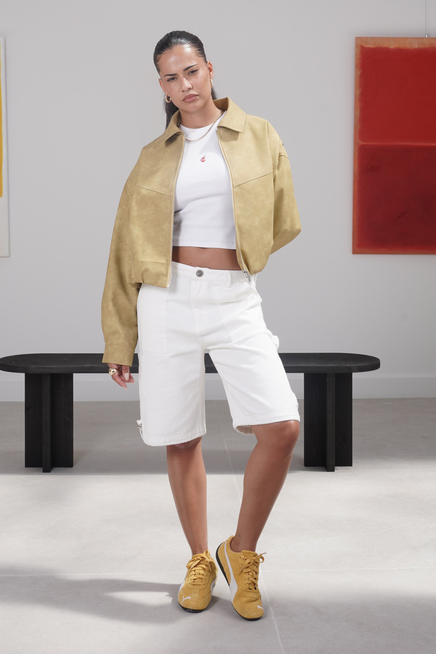 Short carpenter cordons Blanc