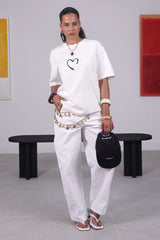 BALLOON cotton twill pant