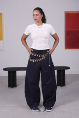 TEXTURED fantasy s/s top