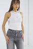 HEART embroidery w/s top
