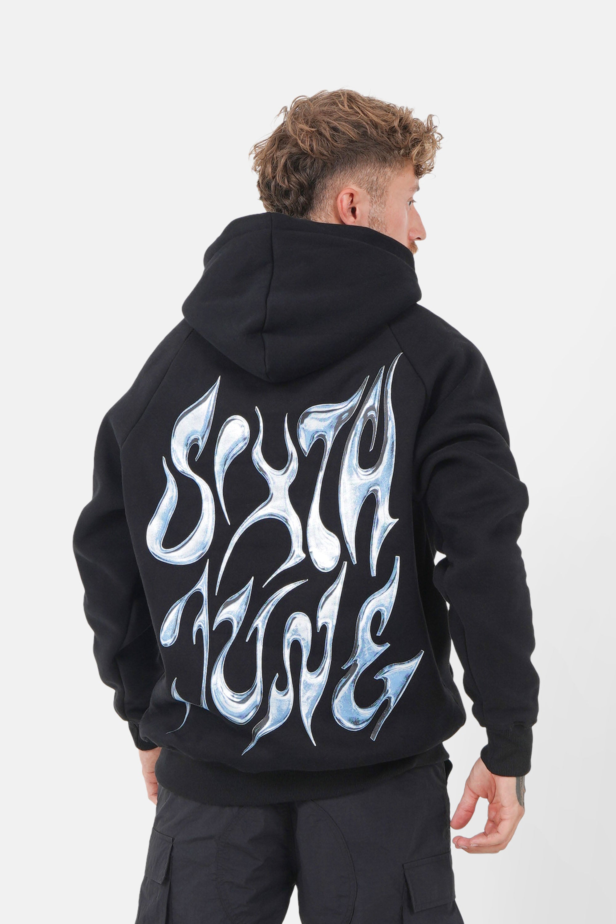 CHROME printed hoodie – Sixth June