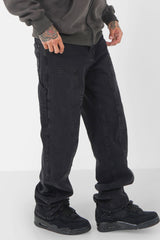Carpenter pants worn effect Black