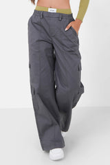 Lined cargo pants Grey