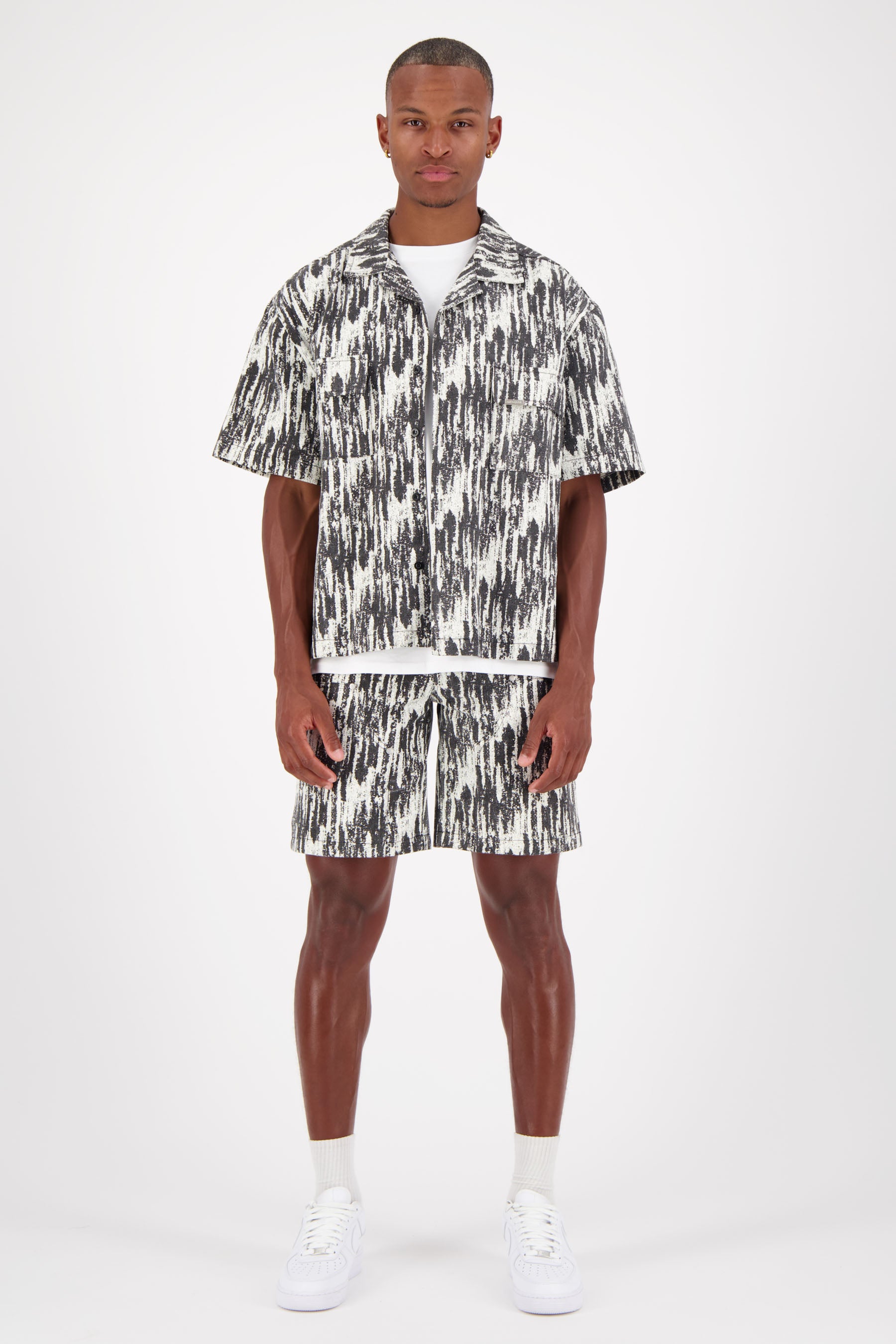 Short carpenter délavé Noir