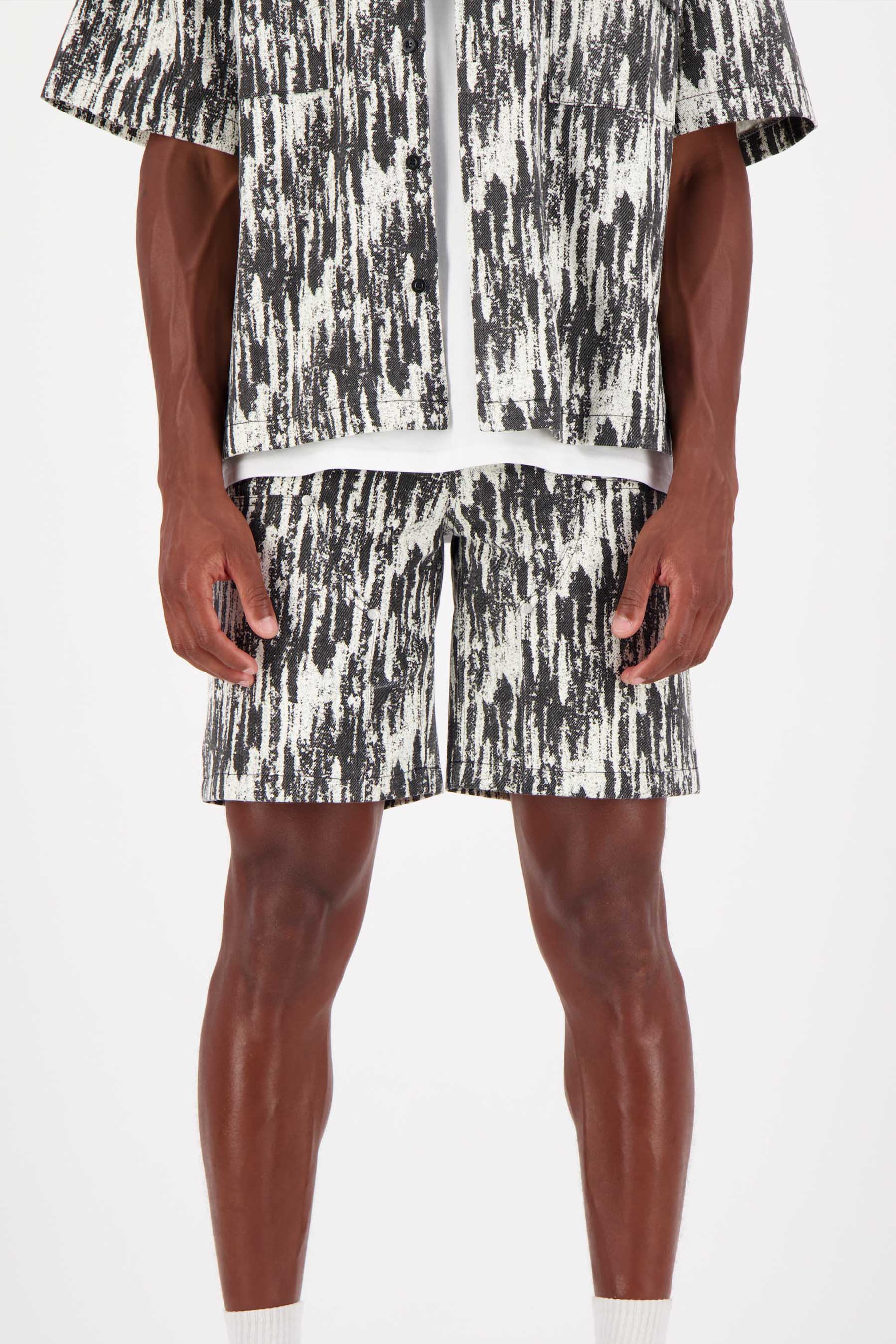 Short carpenter délavé Noir