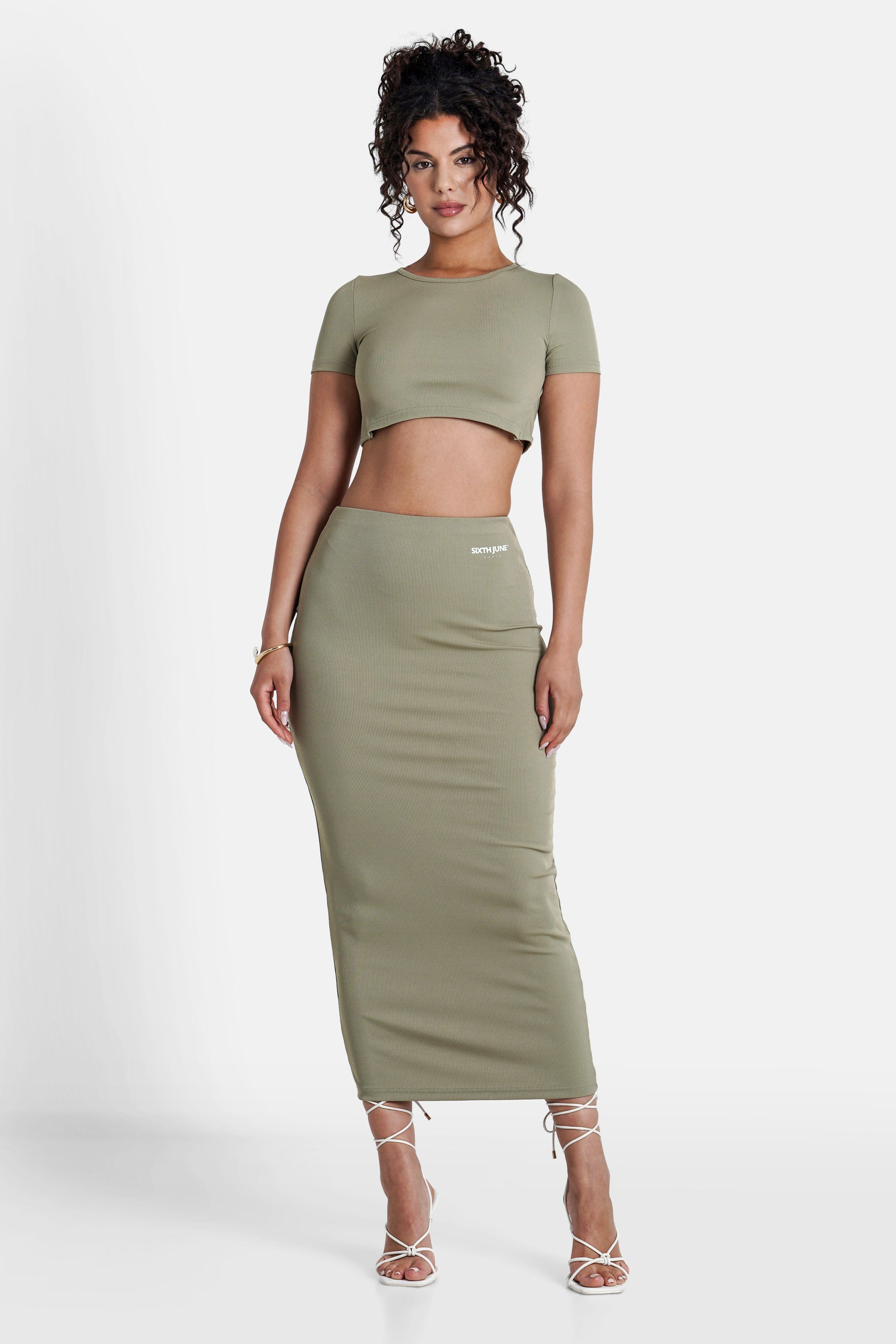 MESH maxi skirt