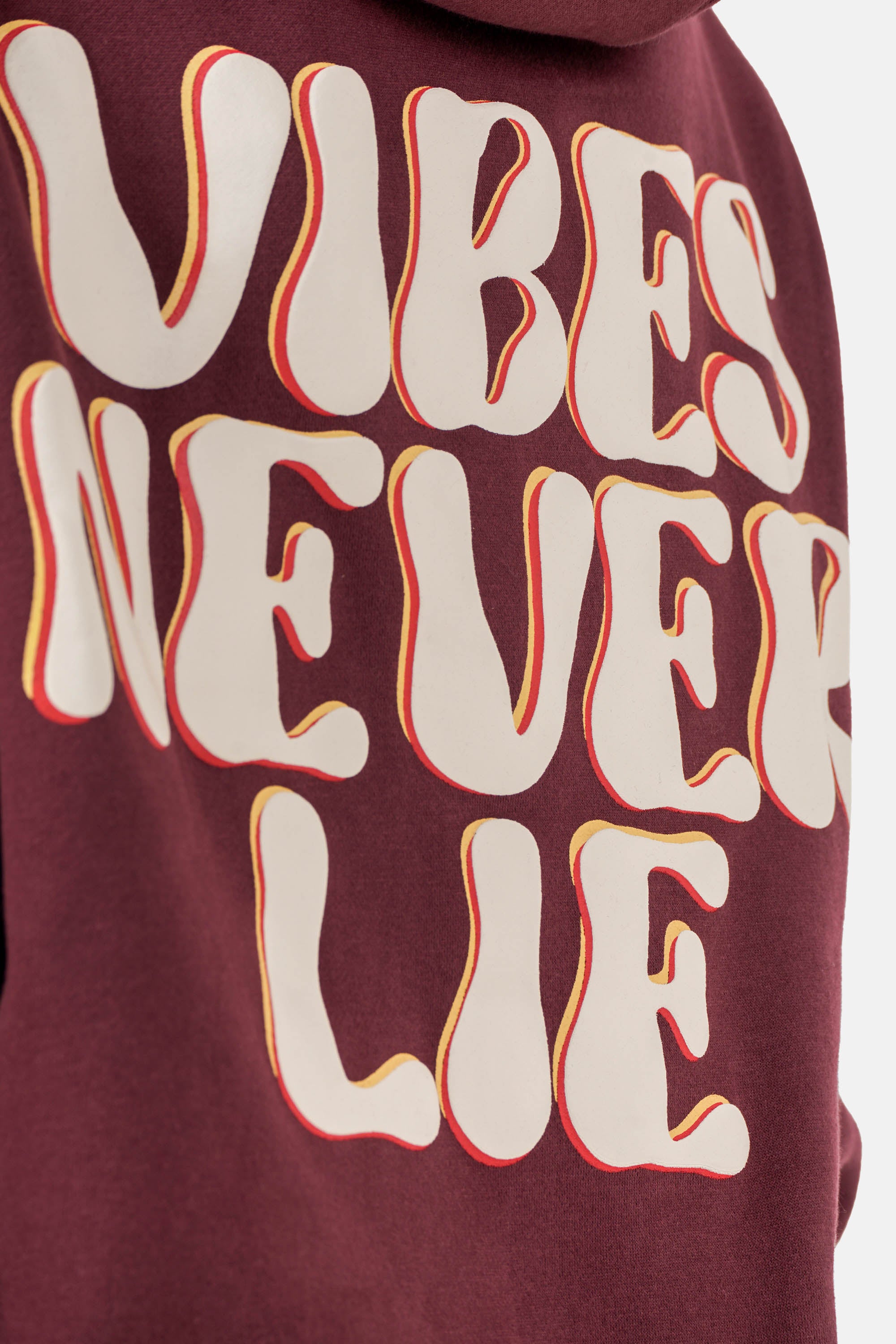 VIBES printed hoodie