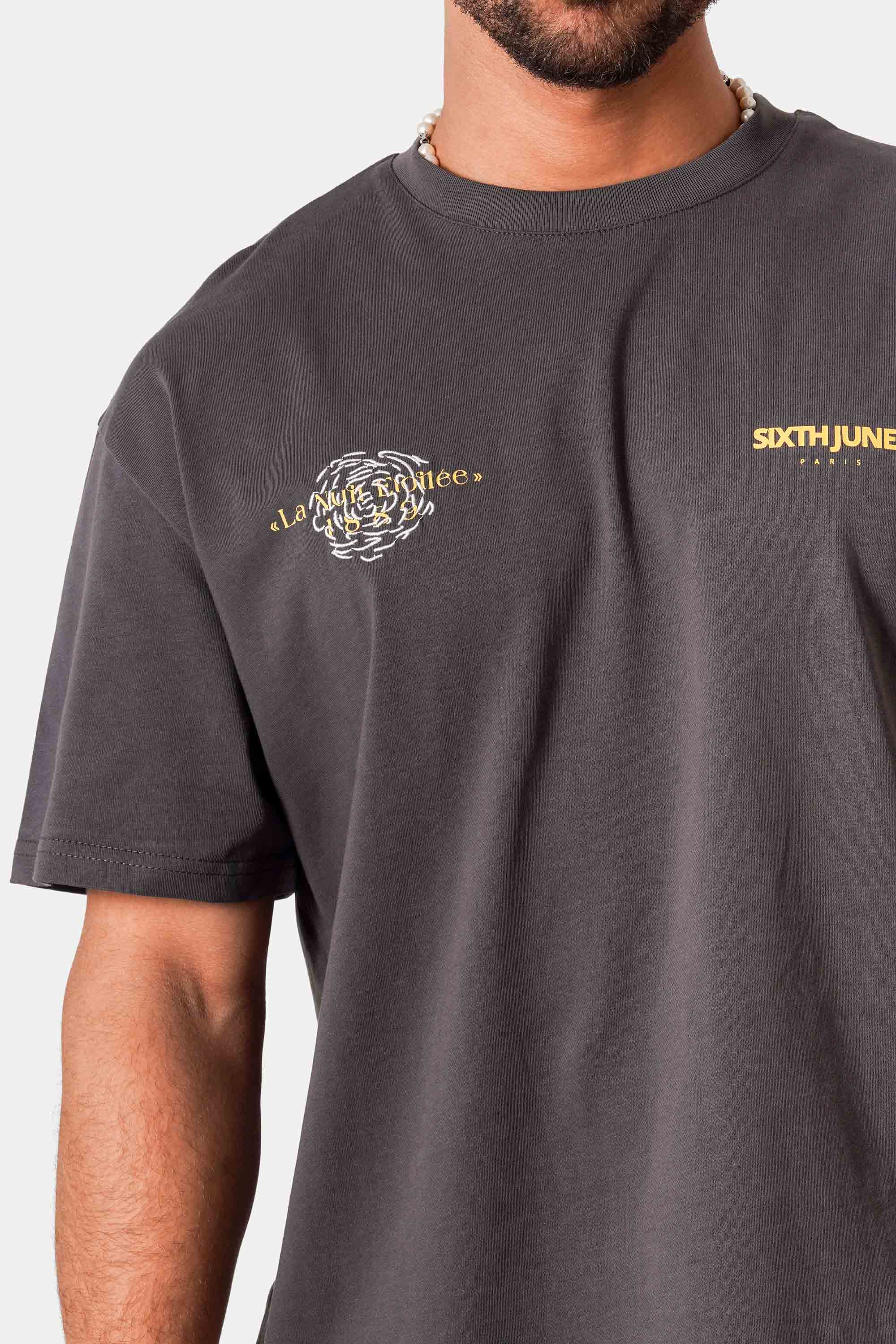 NUIT ETOILEE back print s/s t-shirt