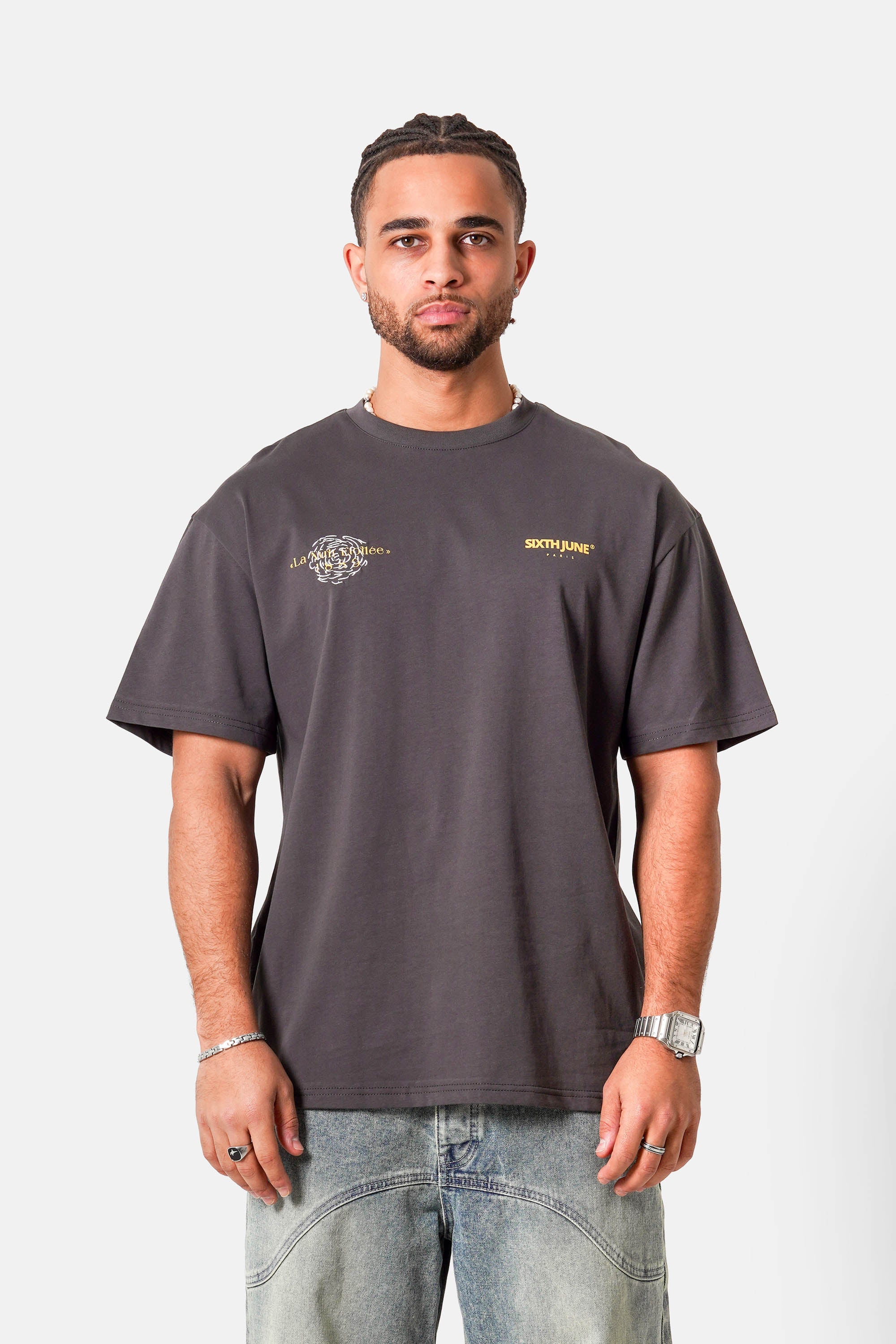 NUIT ETOILEE back print s/s t-shirt