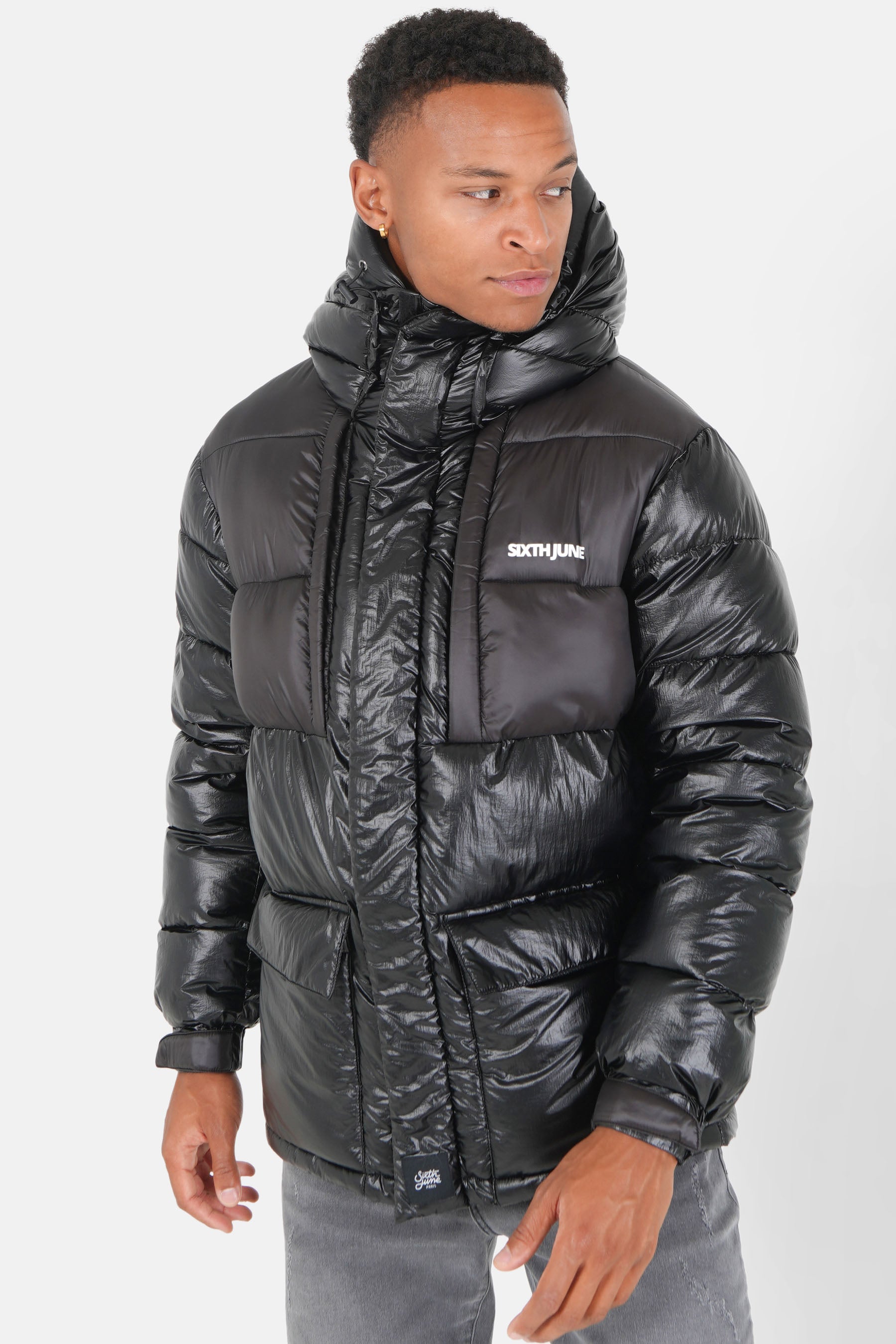 Doudoune oversize technique Noir