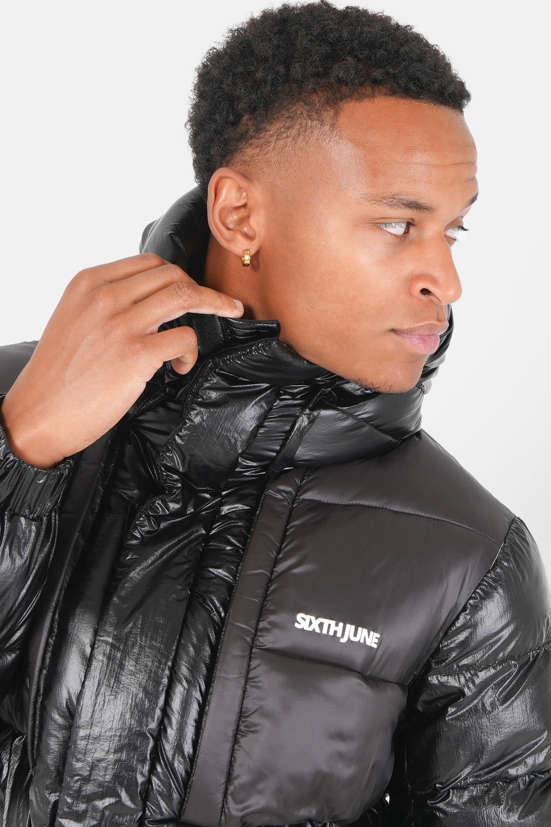 Doudoune oversize technique Noir