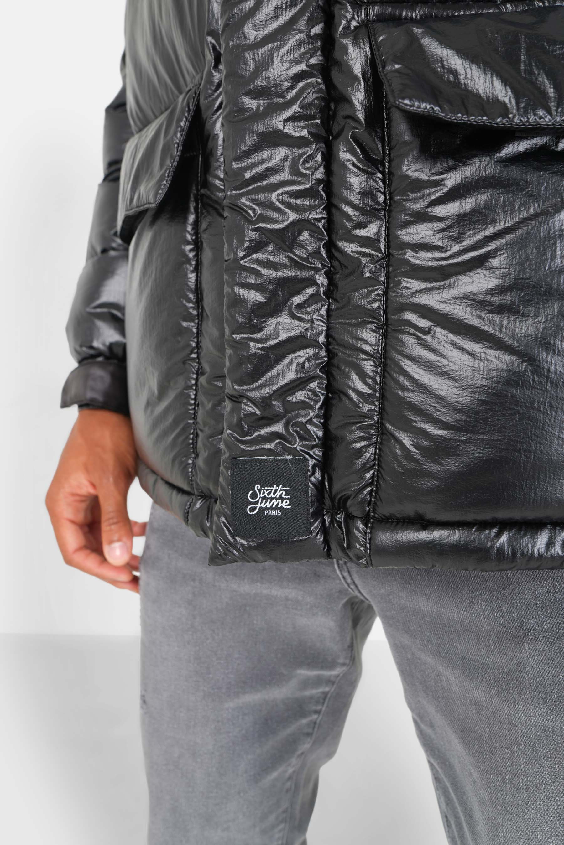 Doudoune oversize technique Noir