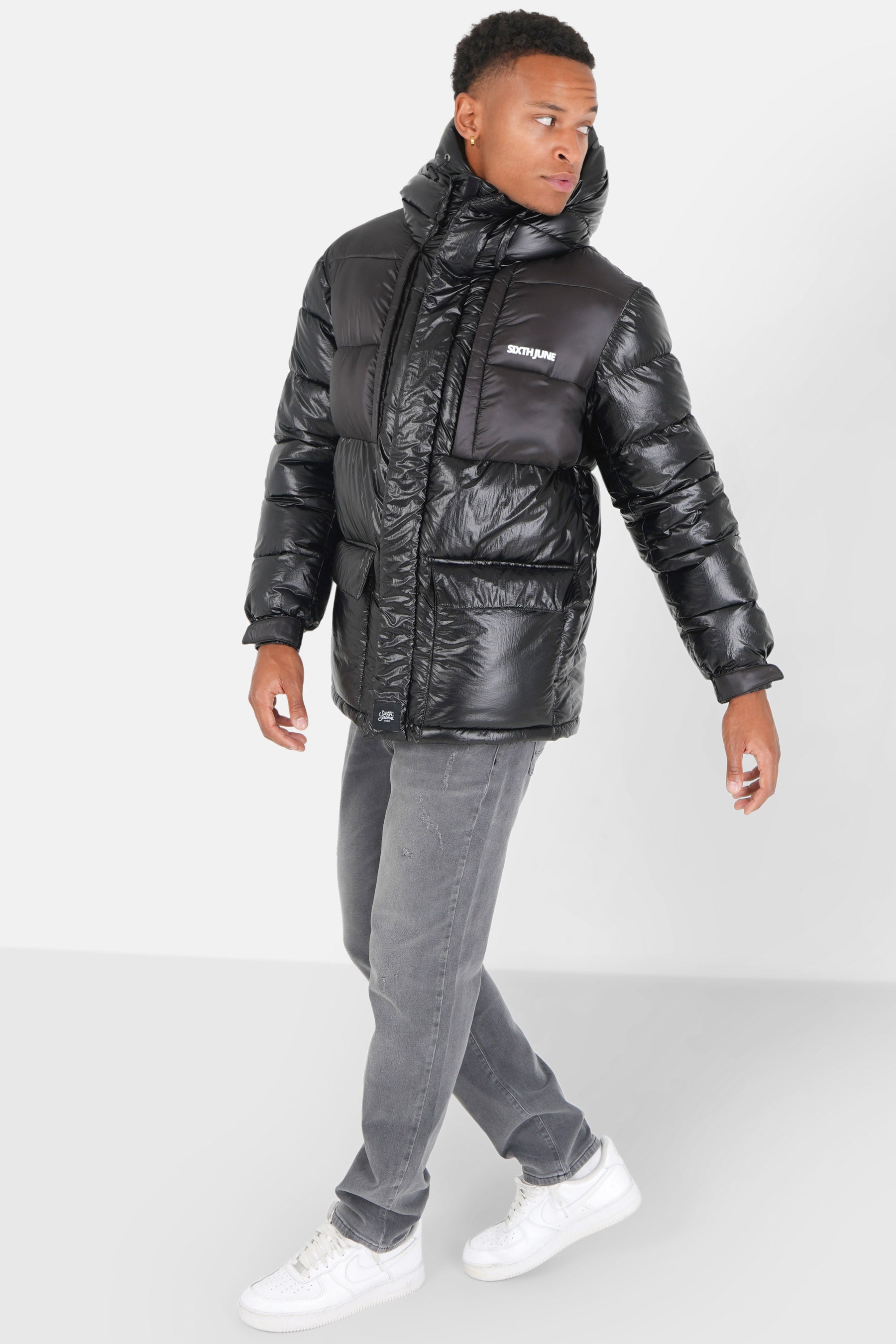 Doudoune oversize technique Noir