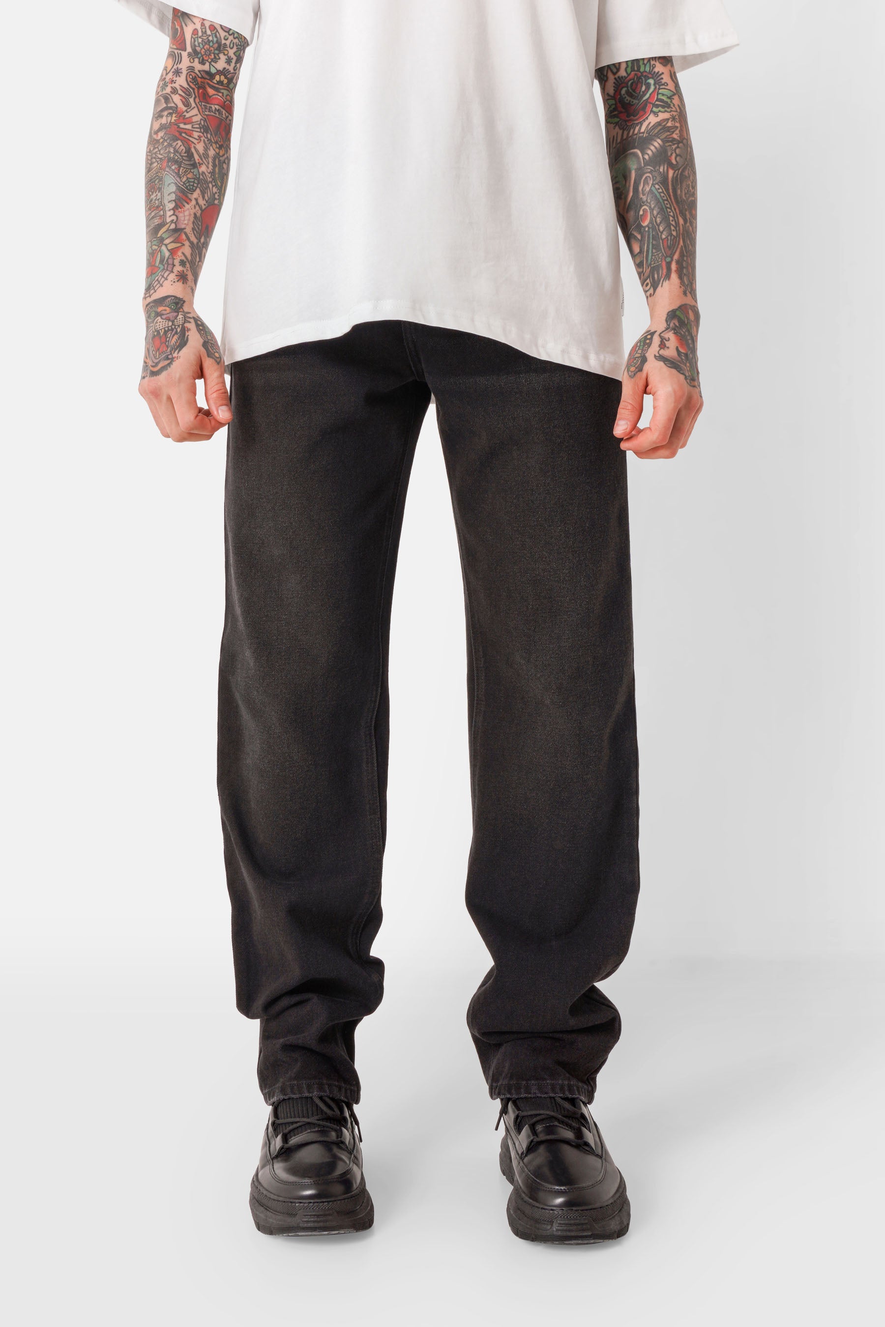 Relaxed jeans Black