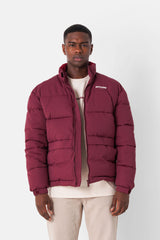 PRINTED logo puffer jacket