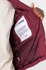 PRINTED logo puffer jacket