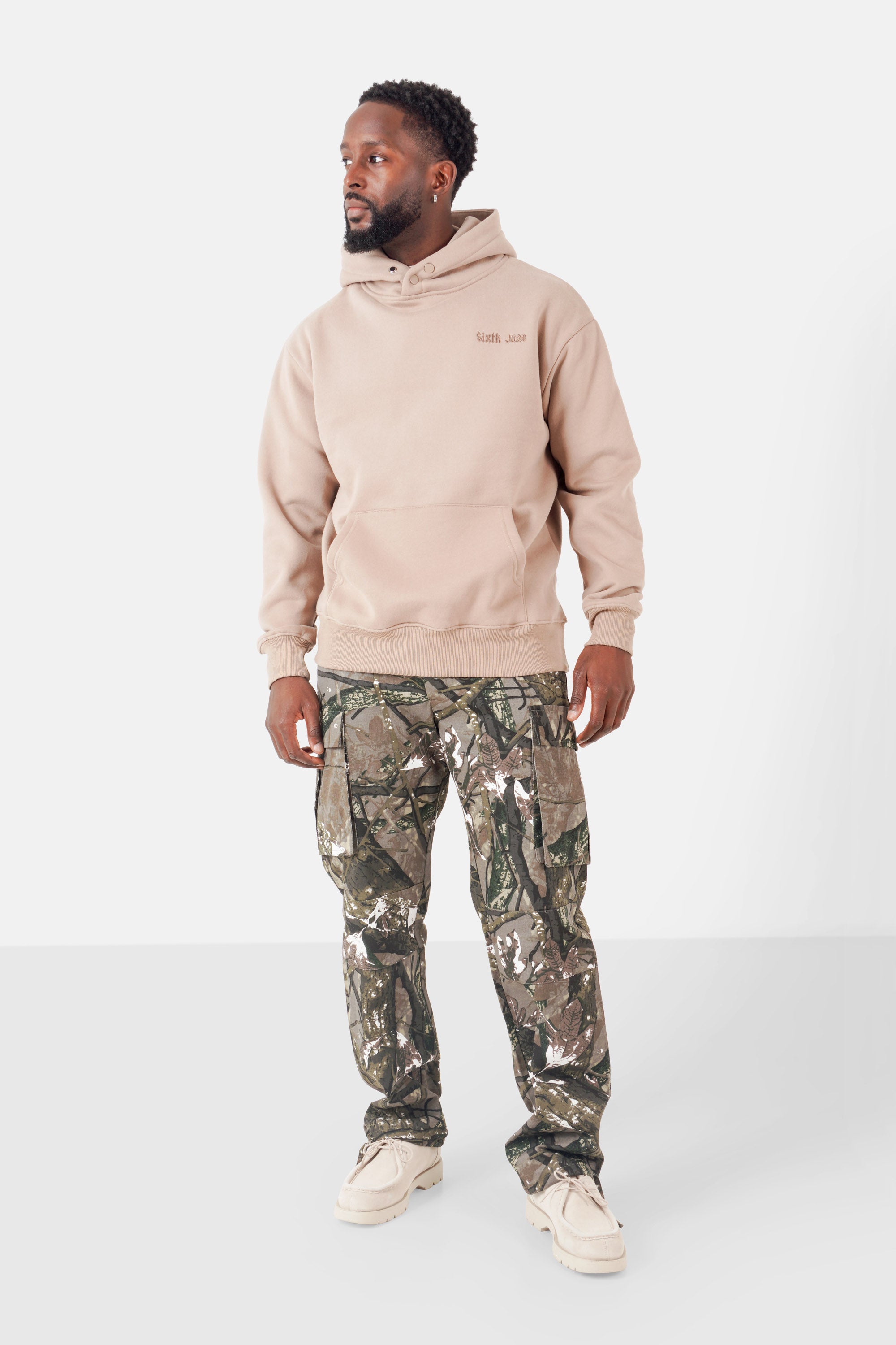 THE FEAR embroidery hoodie