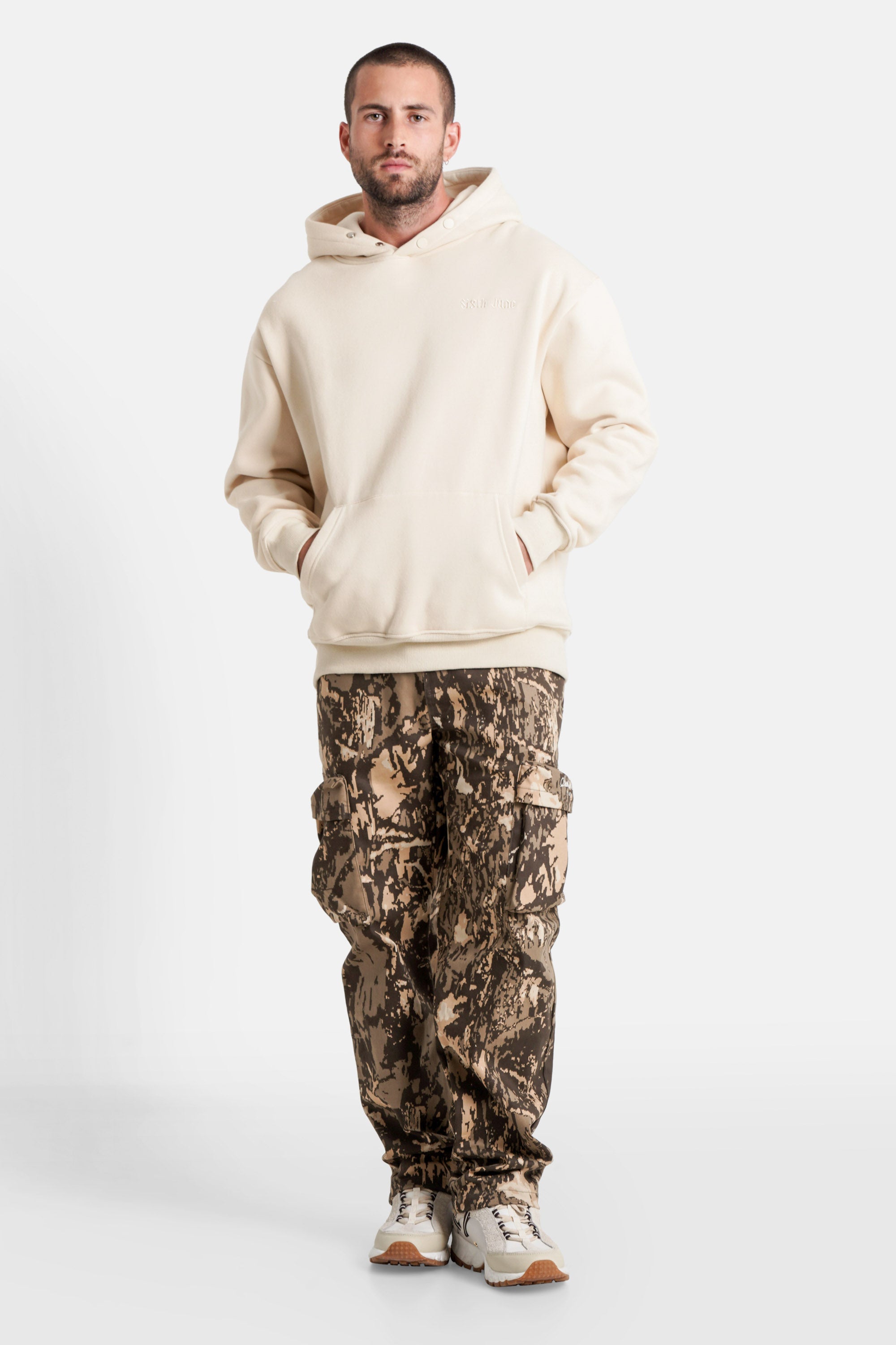 THE FEAR embroidery hoodie