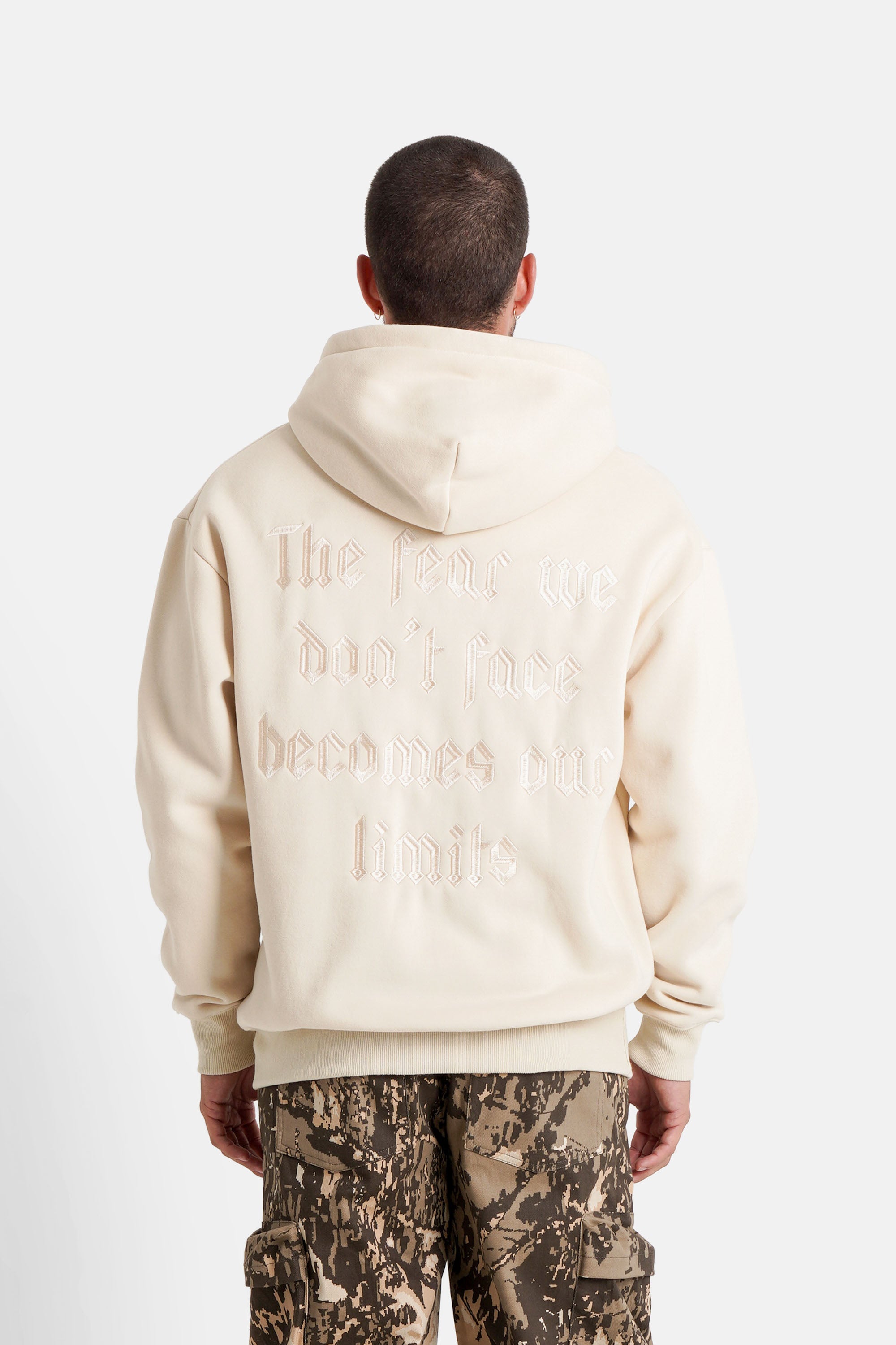 THE FEAR embroidery hoodie