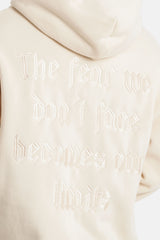 THE FEAR embroidery hoodie