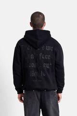 THE FEAR embroidery hoodie