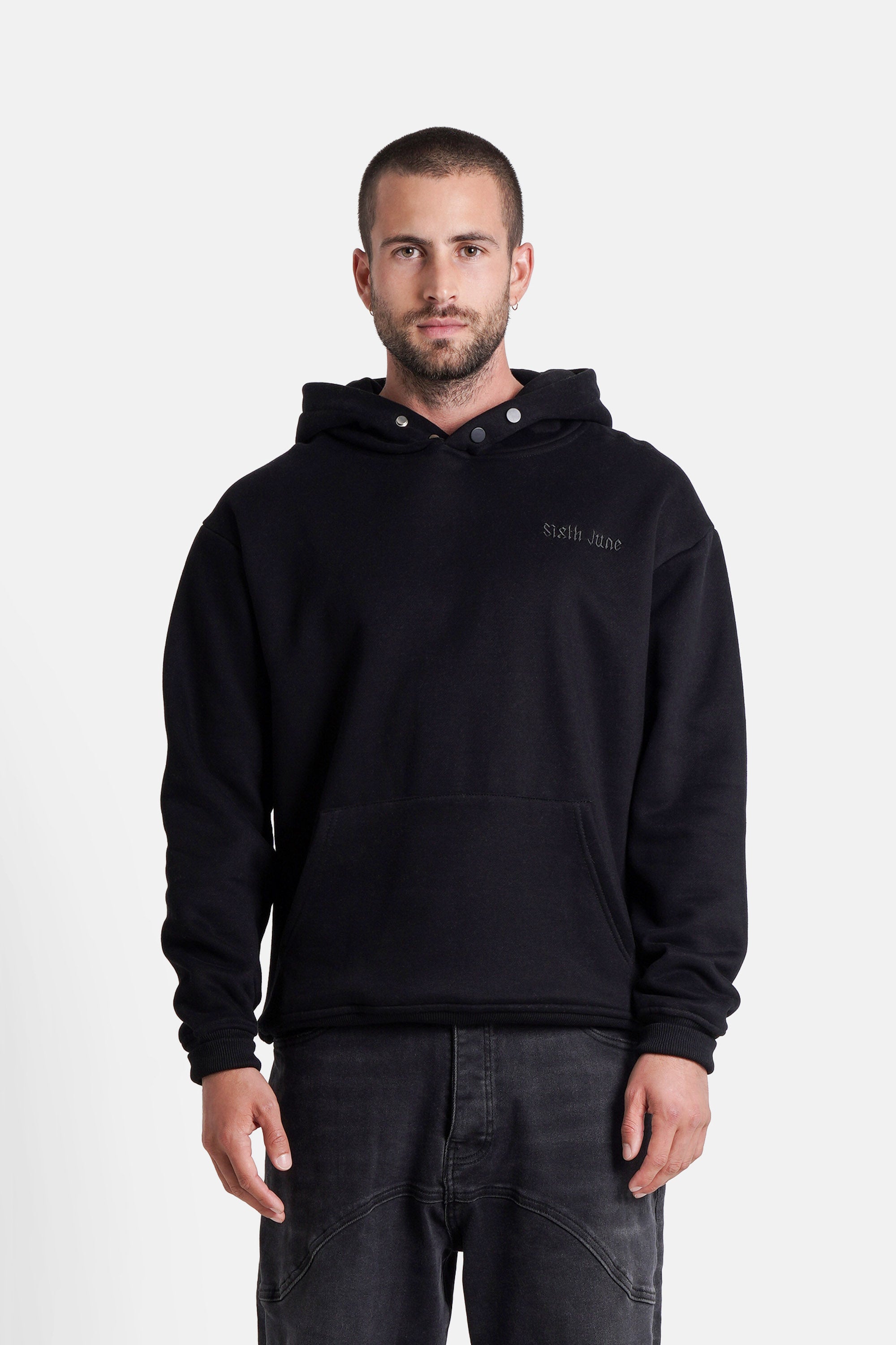 THE FEAR embroidery hoodie