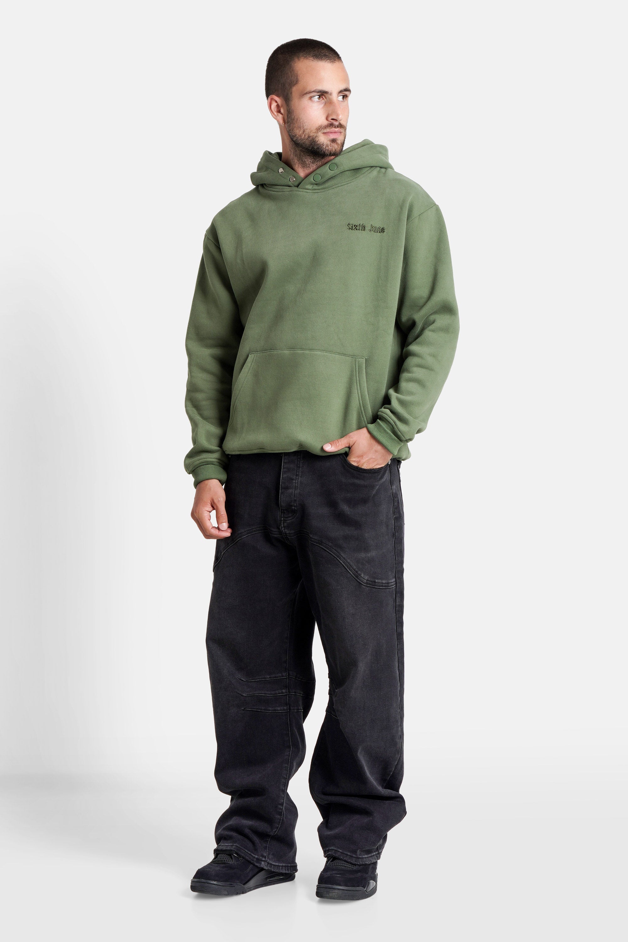 THE FEAR embroidery hoodie