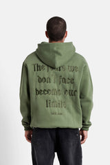 THE FEAR embroidery hoodie