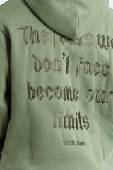 THE FEAR embroidery hoodie