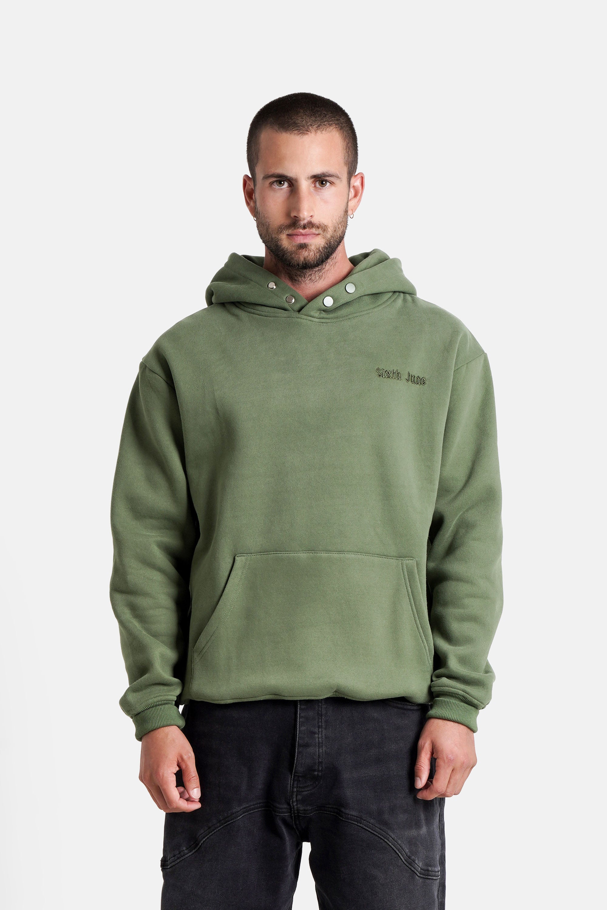 THE FEAR embroidery hoodie