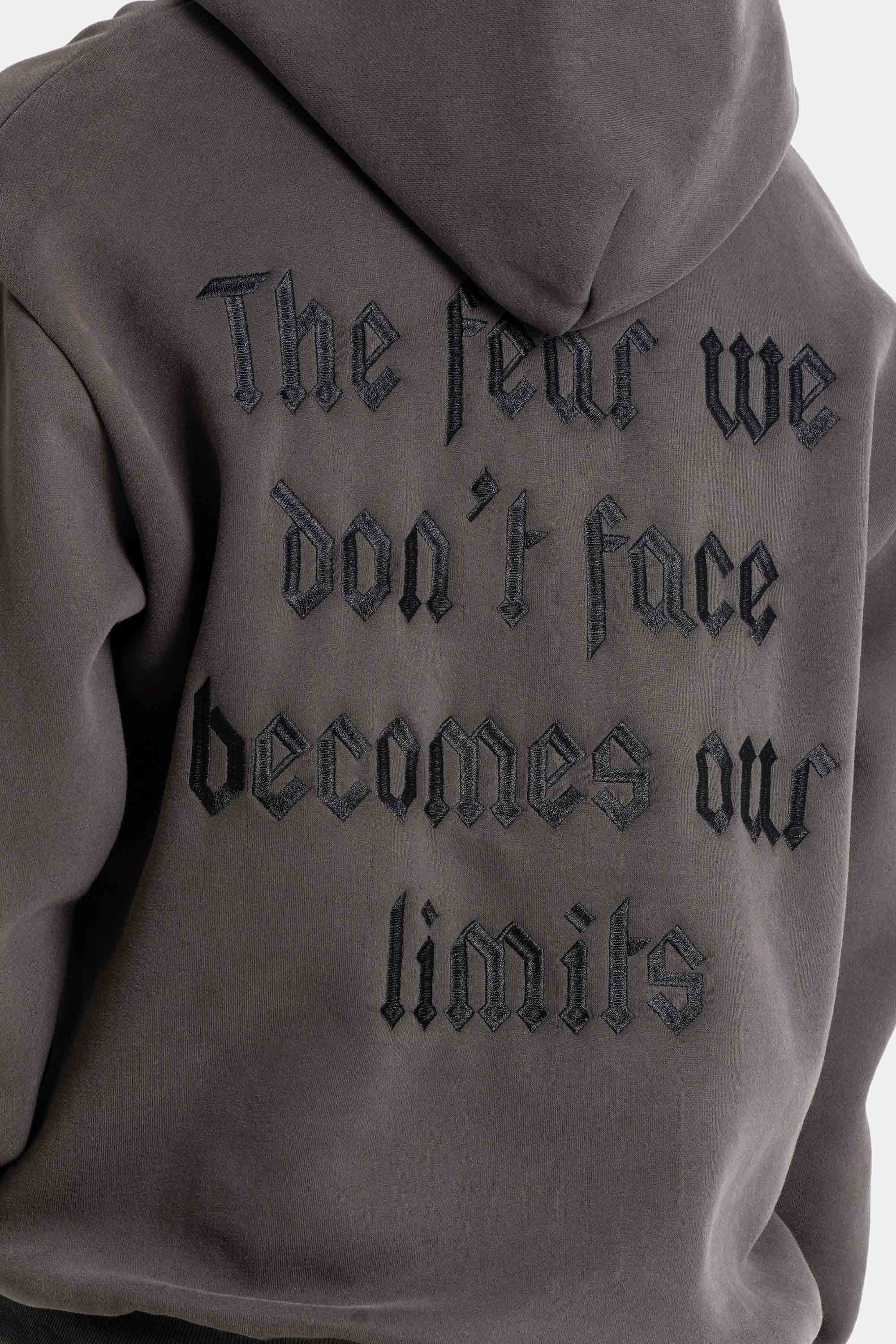 THE FEAR embroidery hoodie