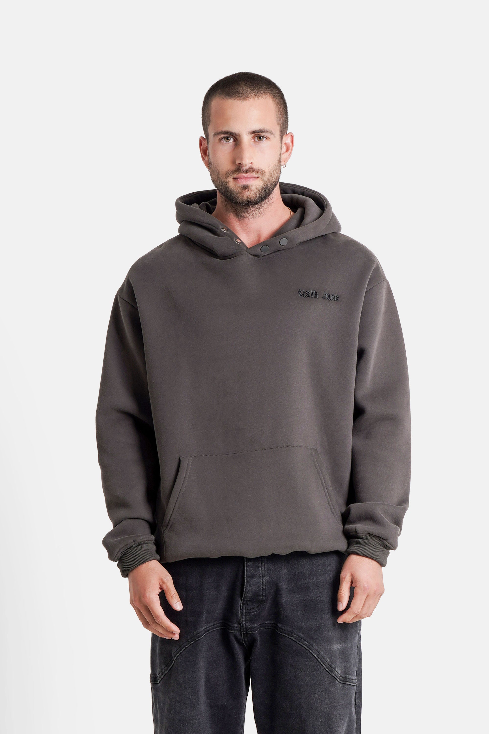 THE FEAR embroidery hoodie