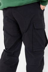 Resistant cargo pants Black