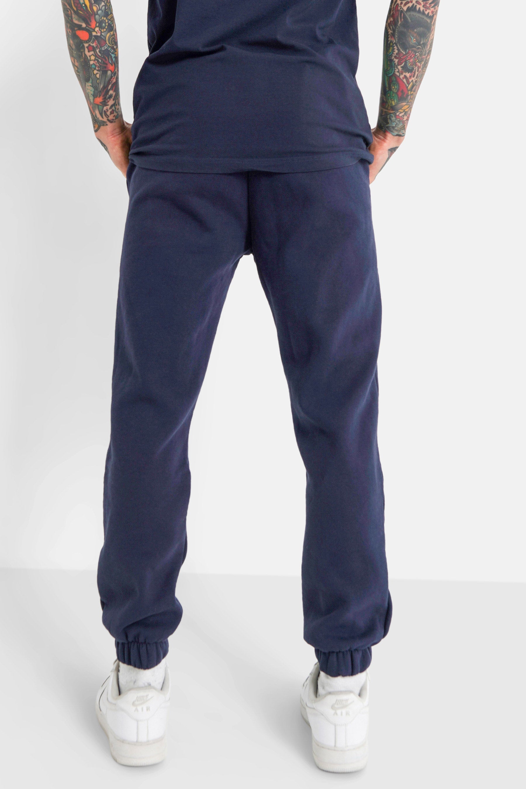 Jogging logo relief Bleu foncé